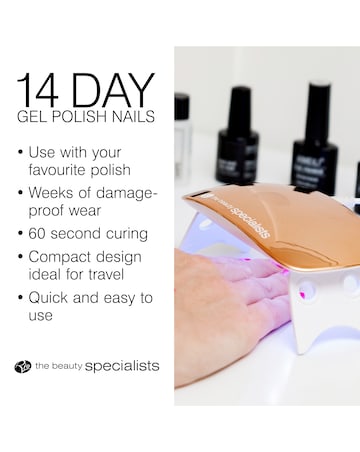14 Day Gel nail polish set with LED lamp