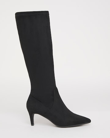 Symphony Heeled Knee Boots - Extra Wide Fit (EEE) & Super Curvy/Curvy Plus Calf