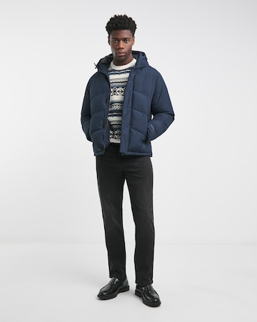 Jack & Jones World Puffer Coat - Navy