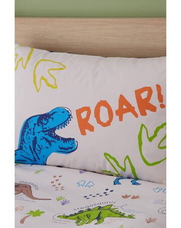 Catherine Lansfield Prehistoric Dinosaurs Reversible Duvet Cover Set