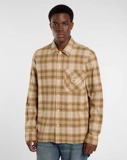 Dickies Forest Brushed Check Shirt - Light Beige