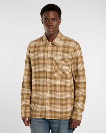 Dickies Forest Brushed Check Shirt - Light Beige