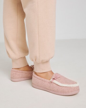 Loretta Ballet Slipper With Bow Wide E Fit