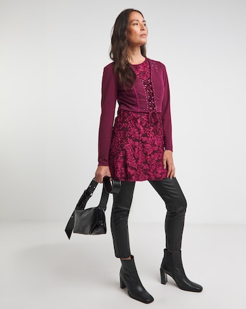Joe Browns Berry Merry Devore Tunic