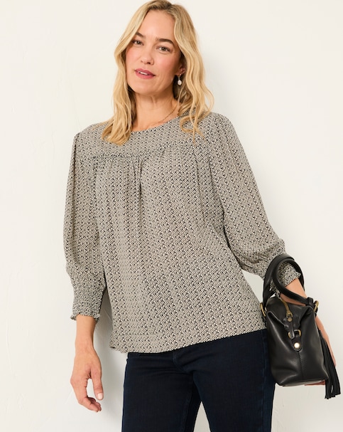 FatFace Shelley Ikat Blouse