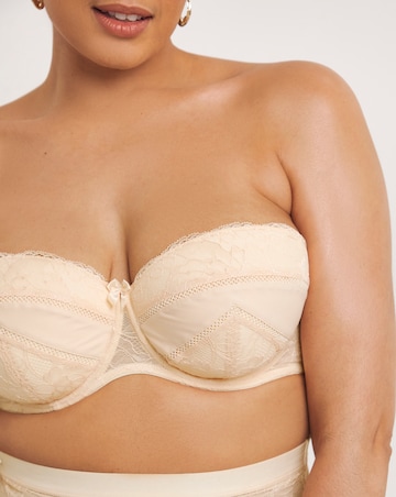 MAGISCULPT Lace And Mesh Underwire Padded Multiway Bra B-F - Blush