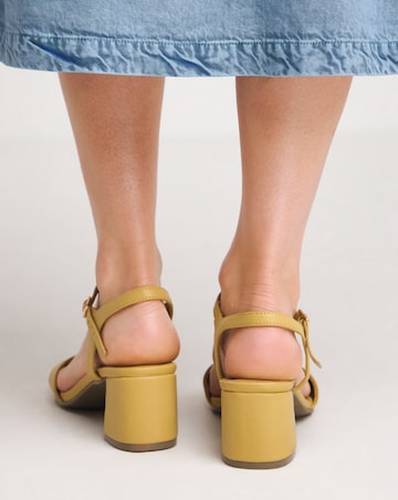 Kylie Barely There Block Heeled Sandals Extra Wide EEE Fit