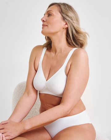 Triumph Modern Soft Cotton Non Wired Bra White