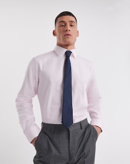 William Hunt Herringbone Formal Shirt