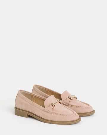 Saskia Snaffle Trim Loafers - Wide Fit (E)