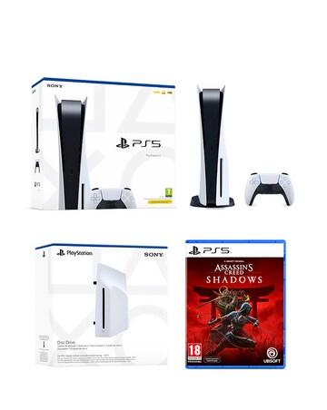 PlayStation 5 Pro, Disc Drive & Assassins Creed Shadows Bundle