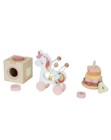 Wooden 3 in 1 Box Unicorn