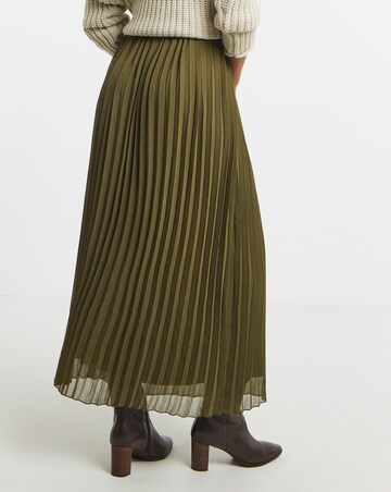 Simply Be Pleated Chiffon Midaxi Skirt