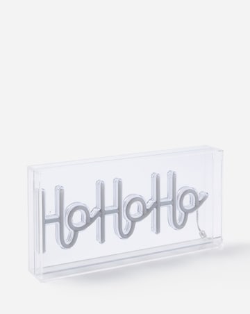 Ho Ho Ho Neon Christmas Sign