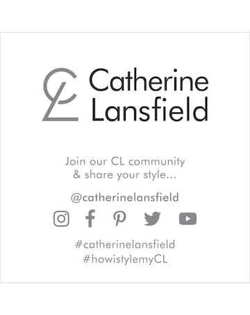 Catherine Lansfield Stab Stitch Filled Cushion