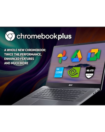 Acer Chromebook Plus 515 - 15.6in FHD Intel Core i3 8GB 256GB
