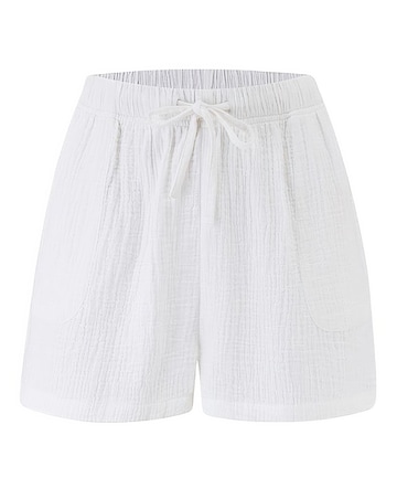 Pour Moi Double Cloth Short Sleeve Revere Pyjama Set