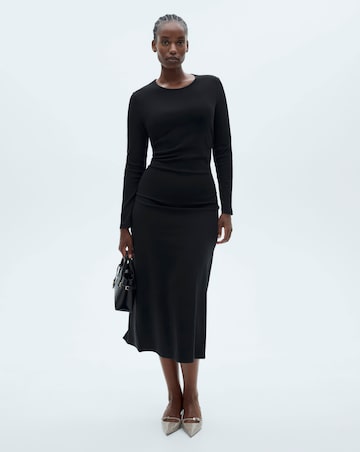 Mango Cotton Midi Dress