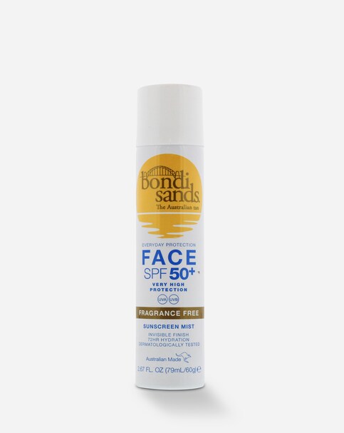 Bondi Sands SPF50+ Fragrance Free Face Mist 60g