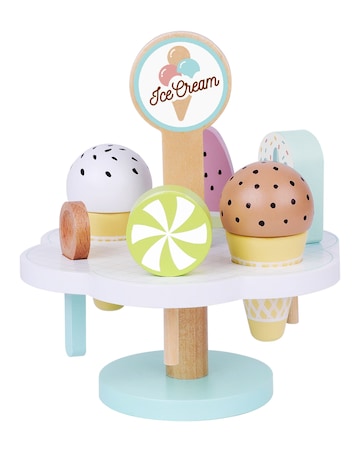 Wooden Ice Cream Set