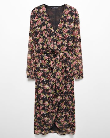 Mango Knot Print Dress