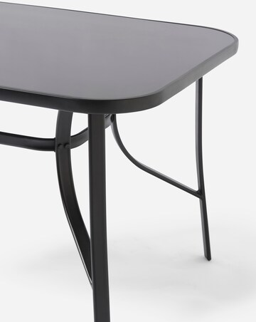 Malaga 6 Seater Dining Set with Parasol