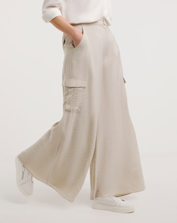Stone Cargo Palazzo Trousers