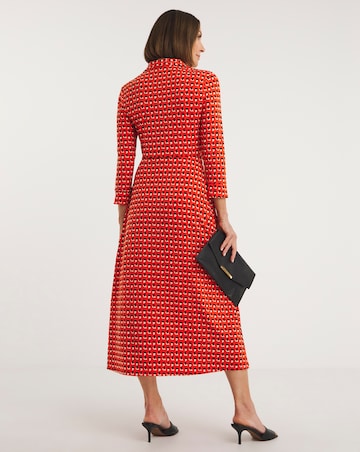 Printed Twist Dress