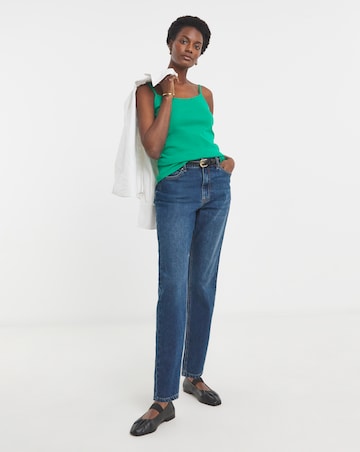 Pure Cotton Green, Pink, White 3 Pack Cami Vest