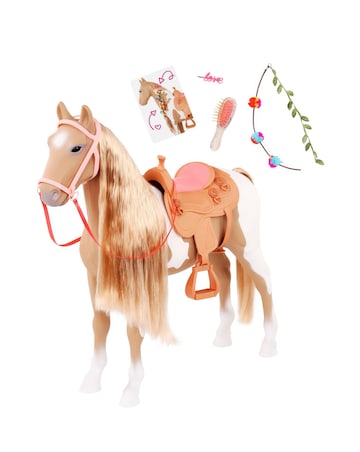 Our Generation 20in Hair Play Palomino Horse