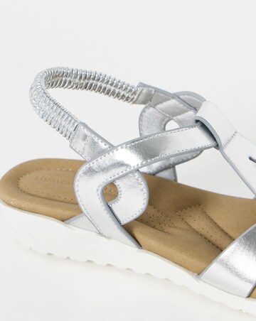 Larisa Twist Detail Comfort Sandals - Wide Fit (E)