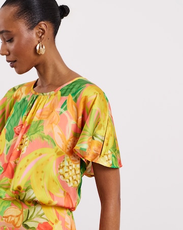 Joanna Hope Split Sleeve Maxi Dress