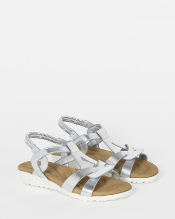 Larisa Twist Detail Comfort Sandals - Wide Fit (E)