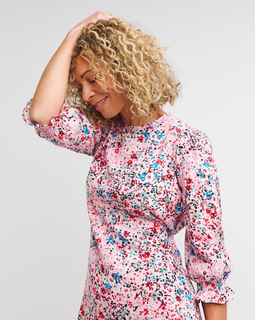 Empire Midi Tea Dress