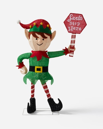 Elf Light with Sign