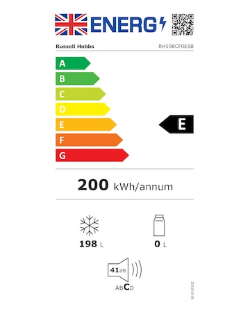 Russell Hobbs RH198CF0E1B 198 Litre Chest Freezer - Black