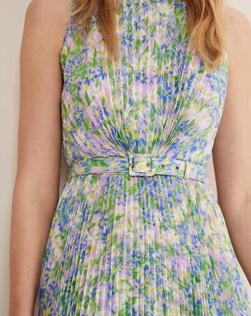 Phase Eight Simone Pleat Daisy Print Dress