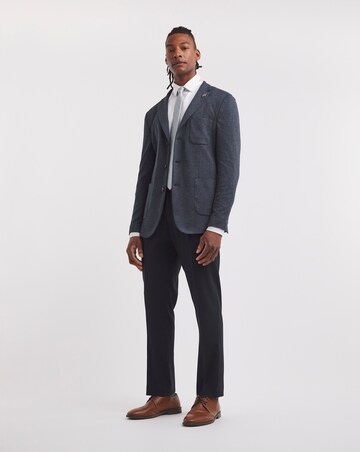 Check Knitted Suit Jacket Regular