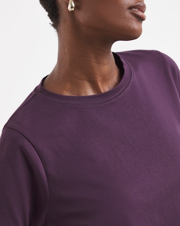 2 Pack Longline Curved Hem 3/4 Sleeve Trial