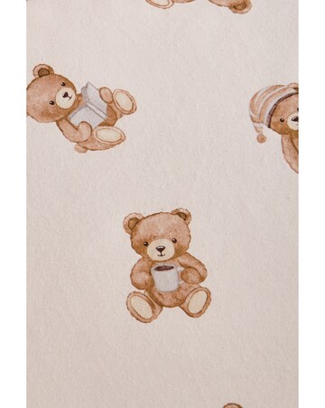 Catherine Lansfield Brushed Cotton Teddy Bear Fitted Sheet