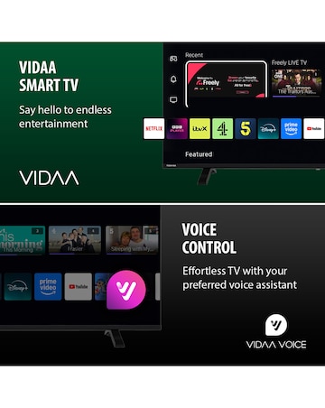 Toshiba 65UV1563DB 65in 4k Ultra HD Smart TV with Freely