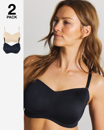 MAGISCULPT 2 Pack Moulded Ways To Wear Multiway Bras
