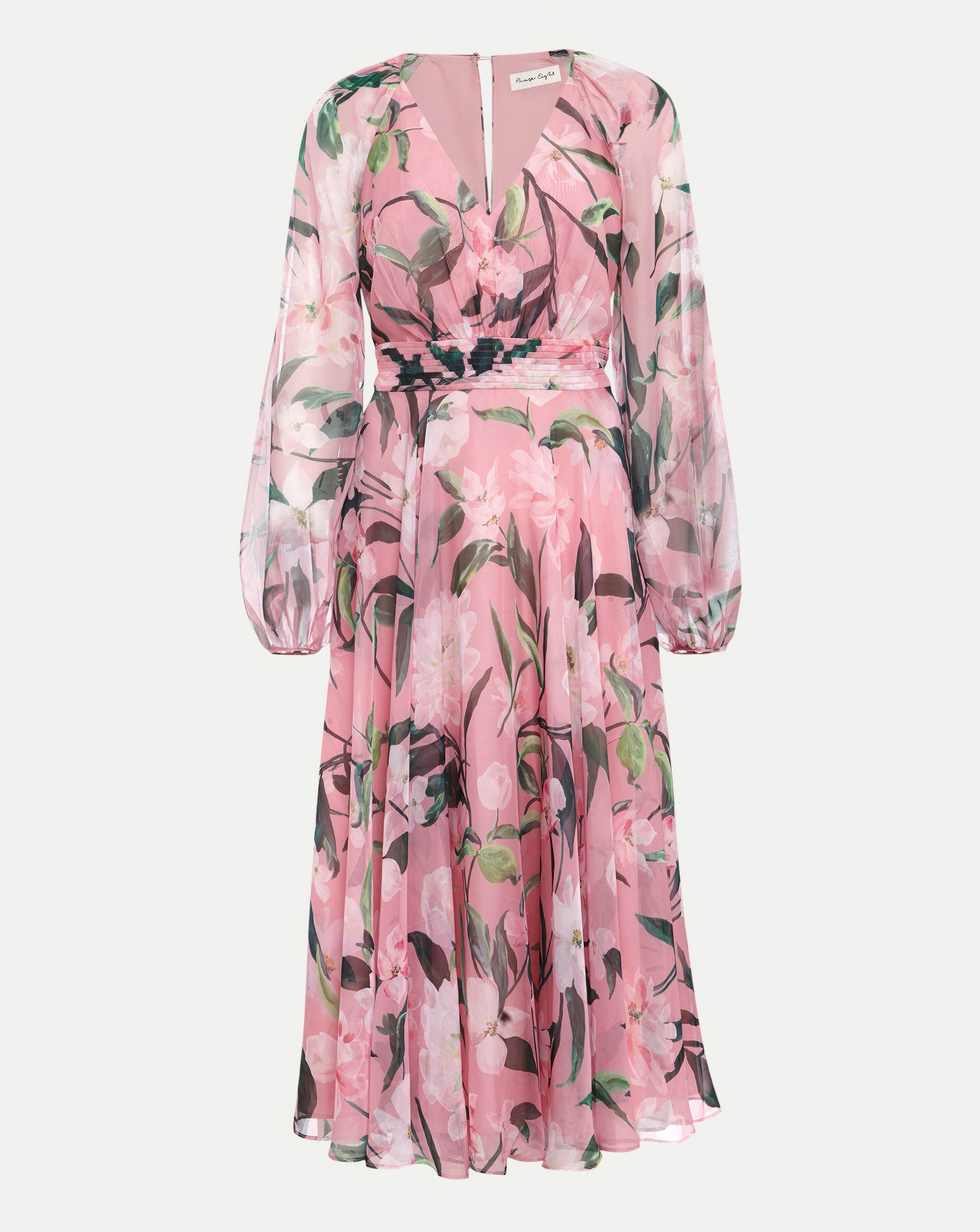 Phase Eight* Lina ロングスリーブミディドレス Lina Printed Long Sleeve Midi Dress | Phase Eight UK |