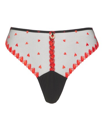 Simply Be Hearts Embroidery Midi Thong
