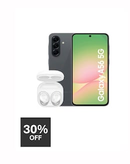 Samsung Galaxy A56 5G Awesome Graphite &amp; Buds FE Bundle