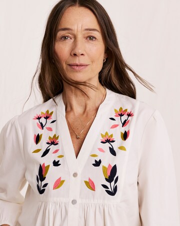 Julipa Embroidered Cotton Blouse