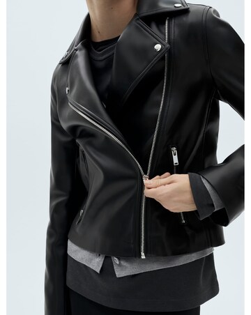 Mango Faux Leather Jacket