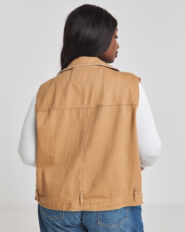 Tan Utility Gilet