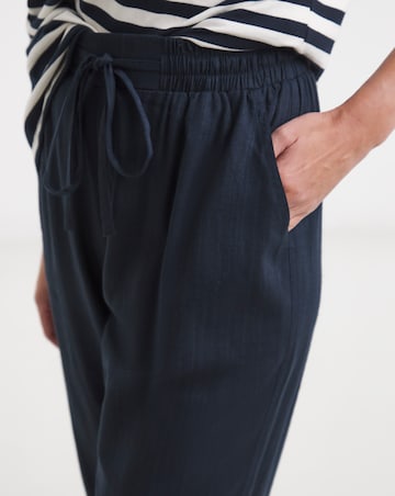 Linen Mix Tapered Trouser