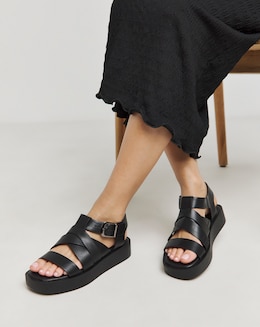 Dublin Chunky Fisherman Sandals - Wide Fit (E)